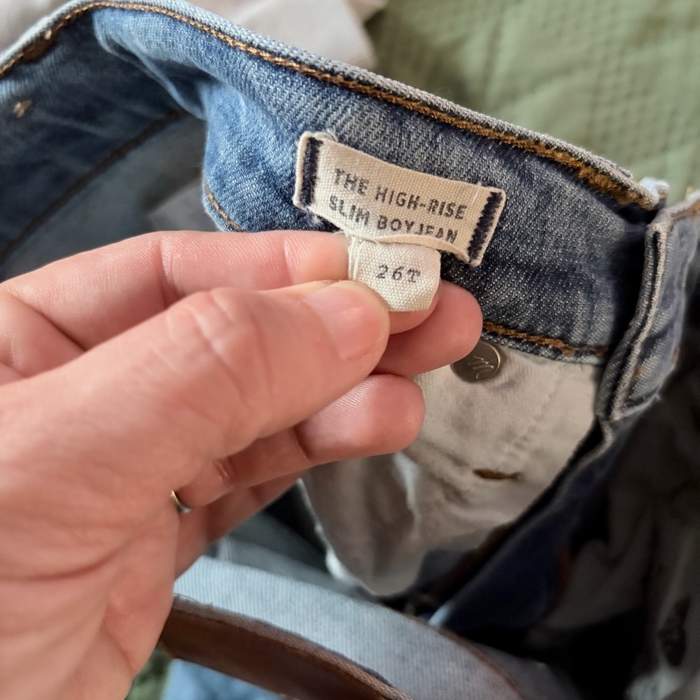 Madewell Women's High Rise Boy Jean - Picture 6 of 10